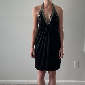 Black cocktail dress